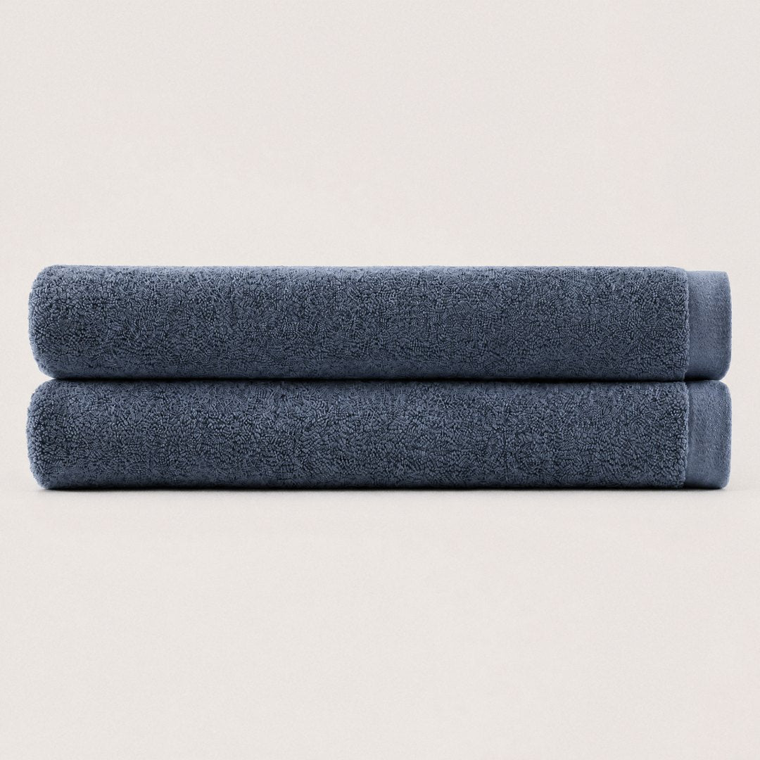 Heavyweight Cotton Bath Sheets pack (Lapiz Blue)