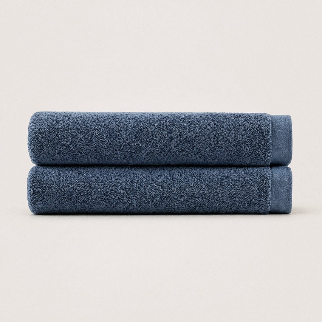 Heavyweight Cotton Bath Towels pack (Lapiz Blue)