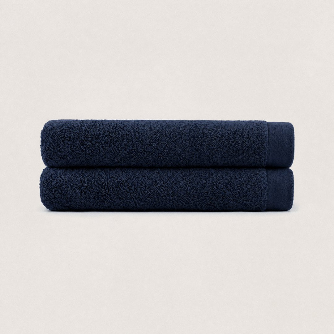 Heavyweight Cotton Hand Towels pack (Navy Blue)