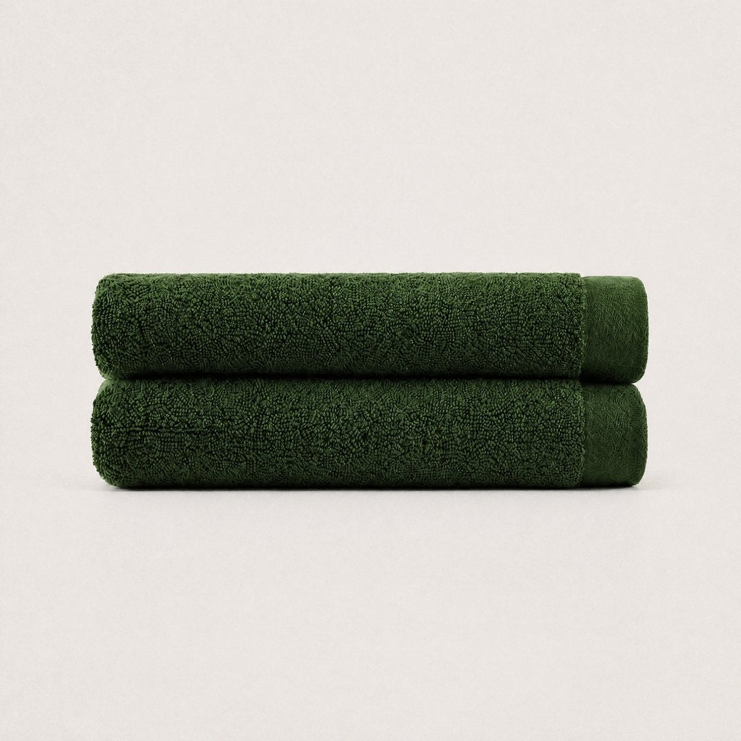 Heavyweight Hand Towels pack (Olive Green)