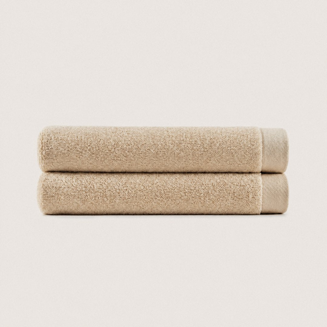 Heavyweight Cotton Hand Towels pack (Sand)
