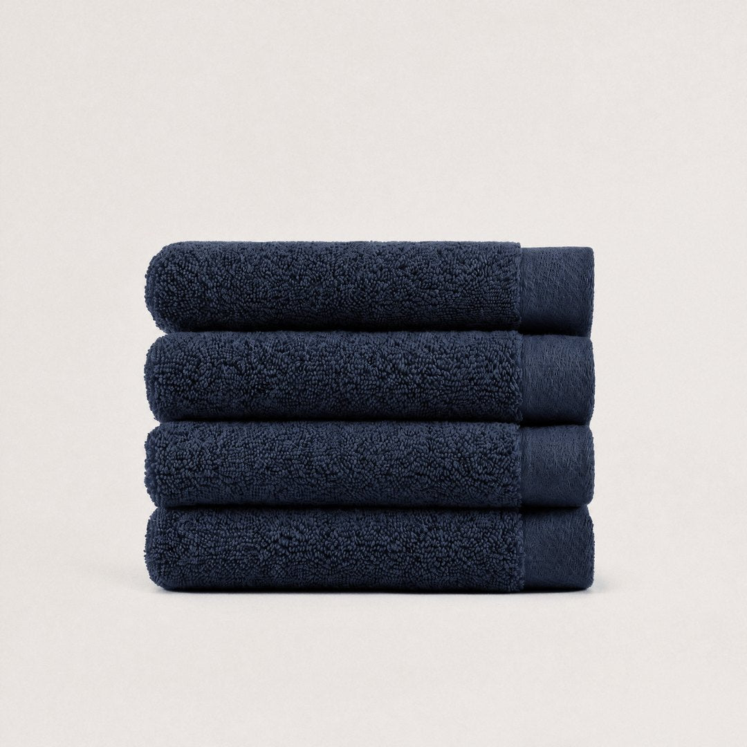 Heavyweight Cotton Washcloths pack (Navy Blue)