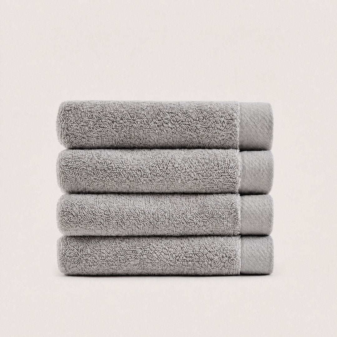 Heavyweight Cotton Washcloths pack (Stone Grey)