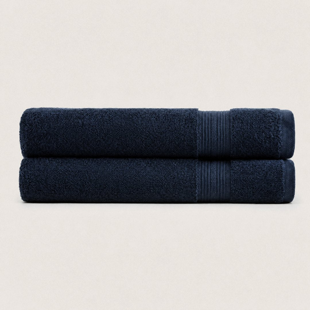 Ultrasoft 100% Cotton Bath Sheets pack (Navy Blue)