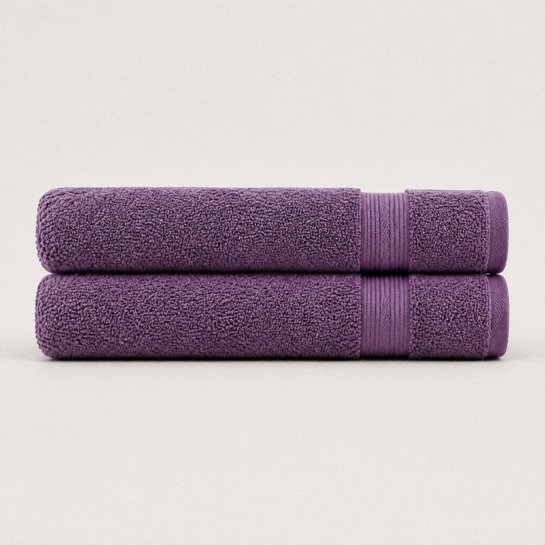 Ultrasoft 100% Cotton Bath Sheets pack (Violet)