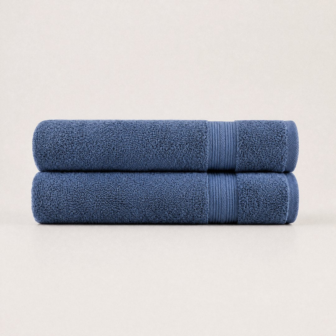 Ultrasoft Cotton Bath Towels pack (Lapiz Blue)