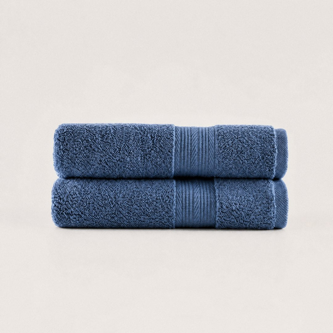 Ultrasoft Cotton Hand Towels pack (Lapiz Blue)