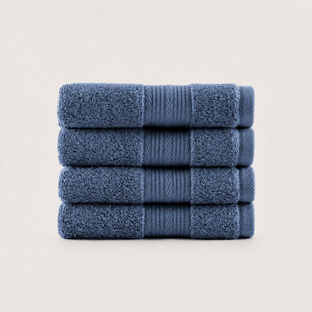 Ultrasoft 100% Cotton Washcloths pack (Lapiz Blue)