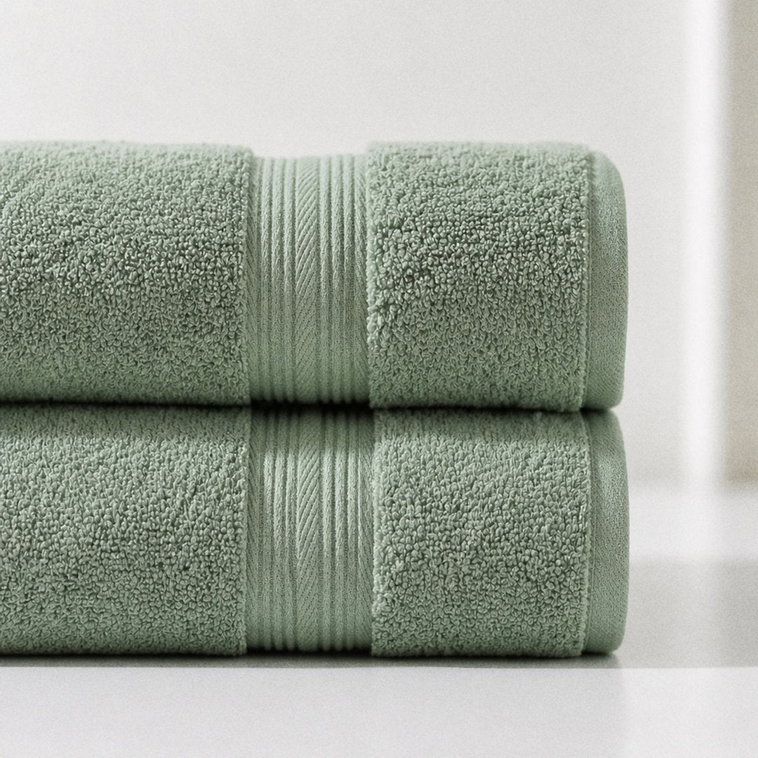 Close-up of the folded stack (Sage)