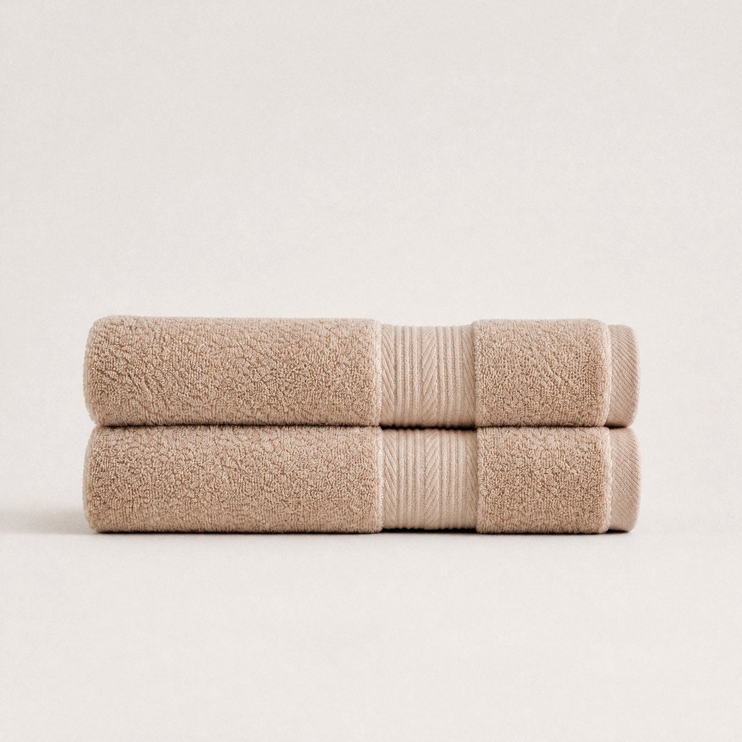 Ultrasoft Cotton Hand Towels 2 pack (Sand)