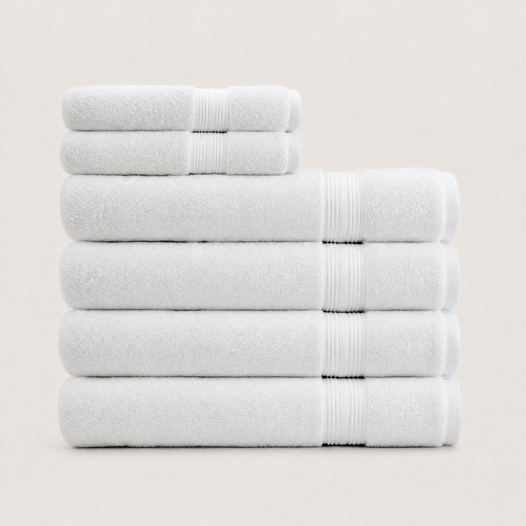 Ultrasoft Spa Bundle set with bath towels (Cloud White)