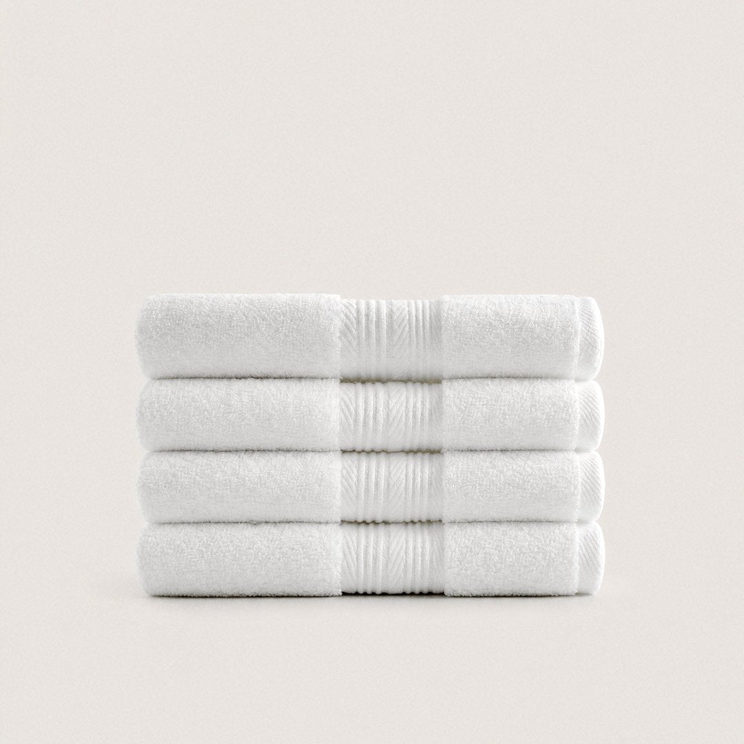Ultrasoft Cotton Washcloths 4 pack (Cloud White)