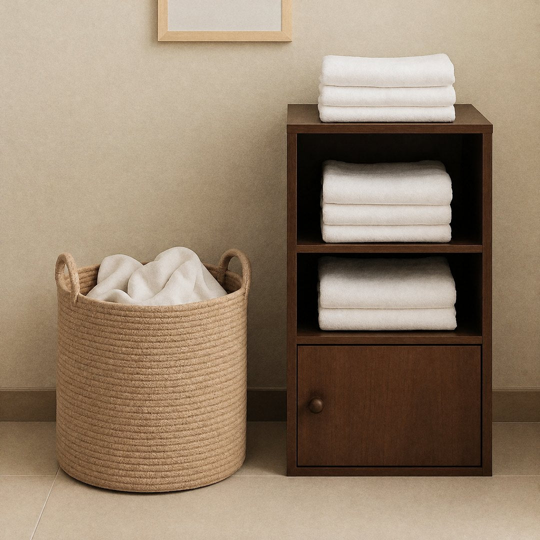 The Towel Basket (Taupe)