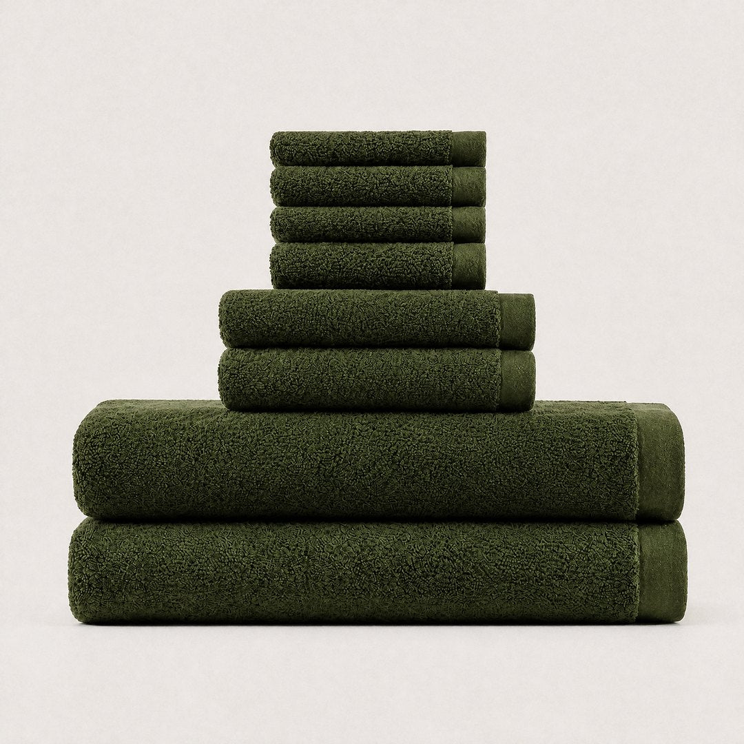 Heavyweight Bath Bundle pack (Olive Green)