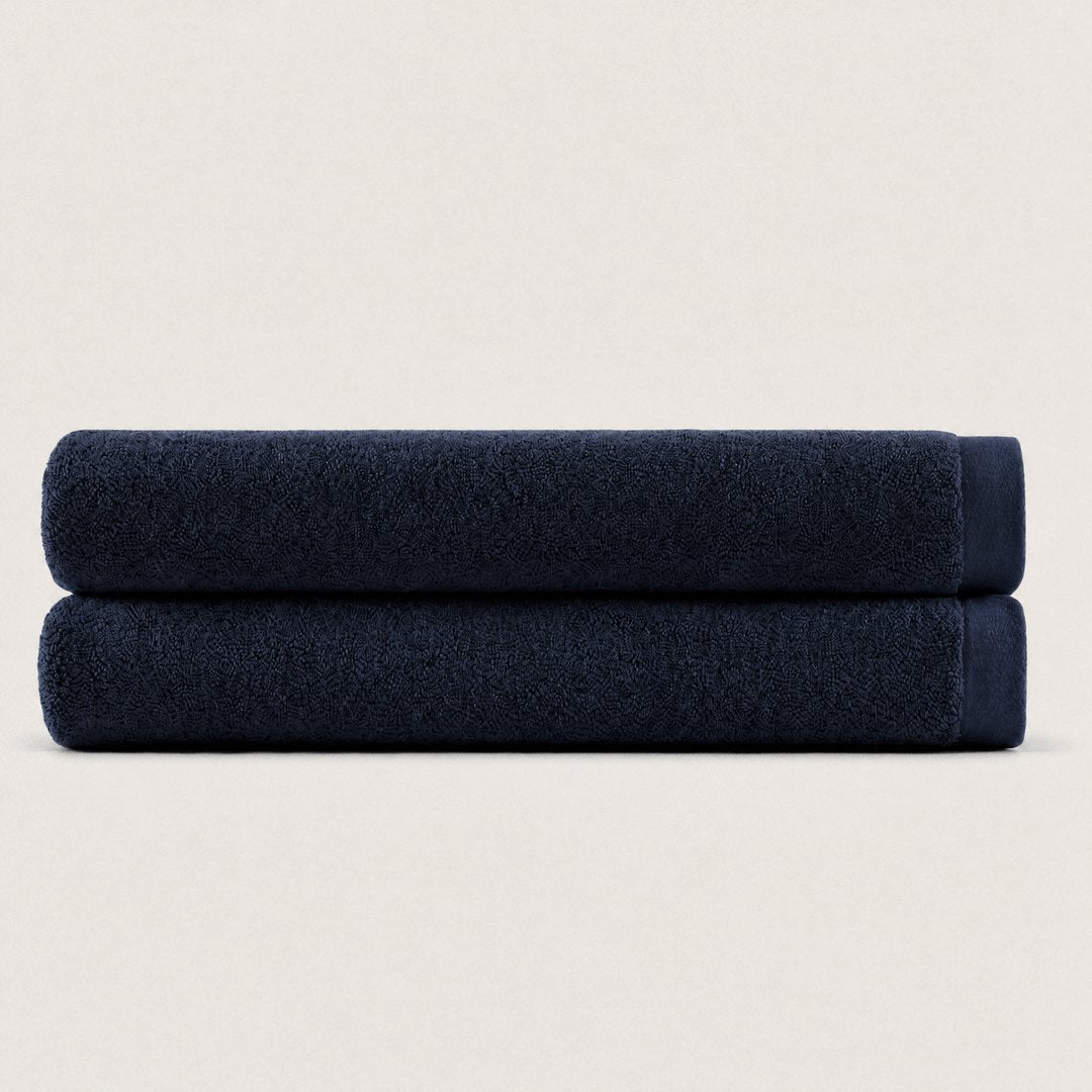 Heavyweight Cotton Bath Sheets pack (Navy Blue)