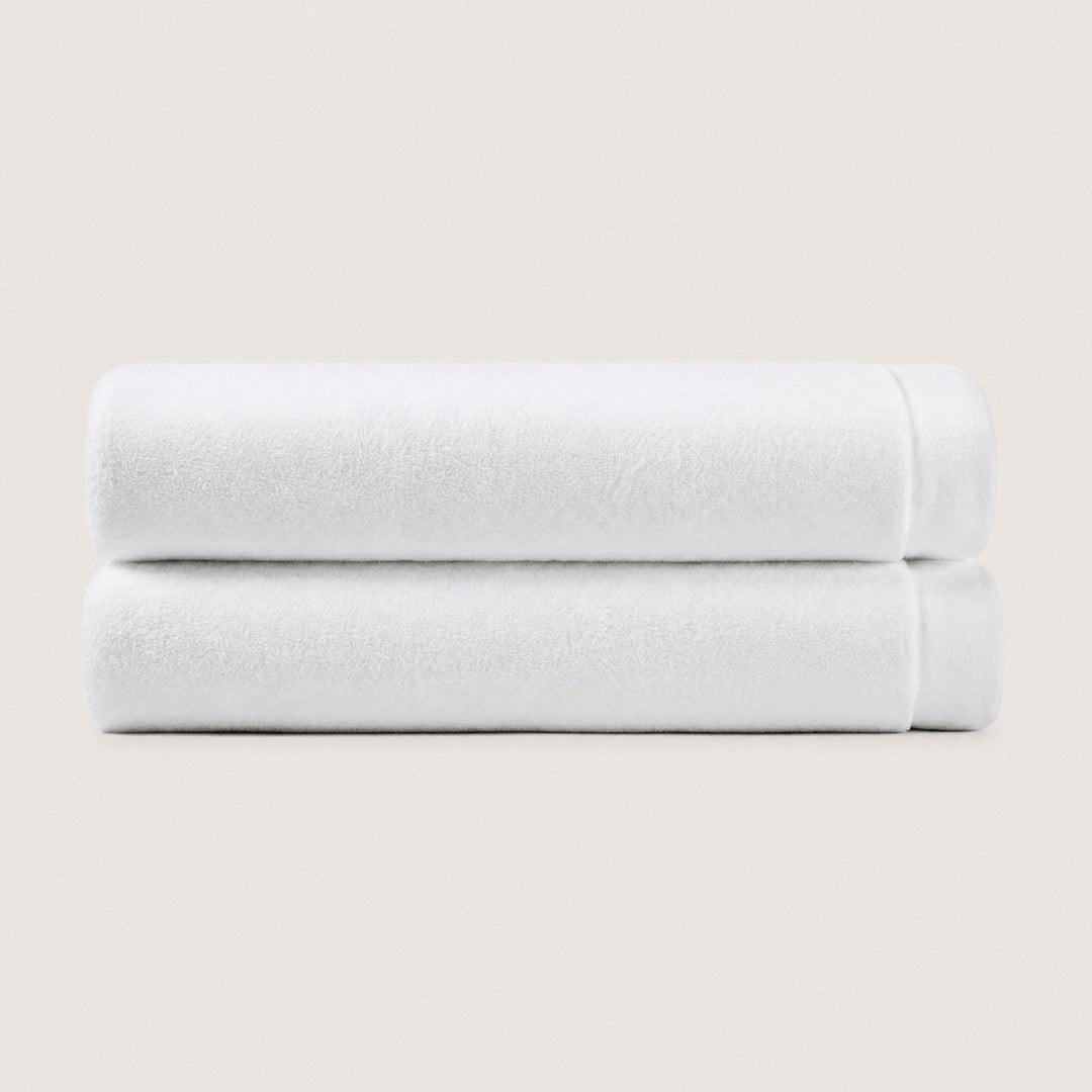 Heavyweight Cotton Bath Towels pack (Cloud White)