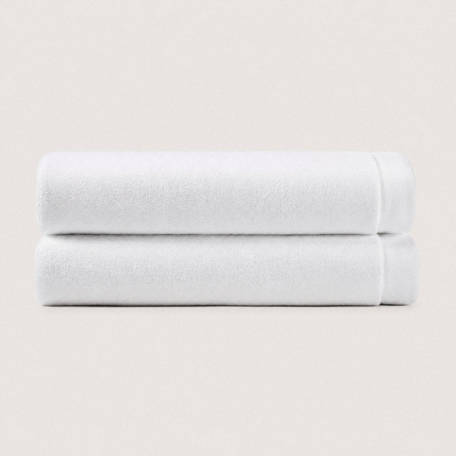 Heavyweight Cotton Bath Towels pack (Cloud White)