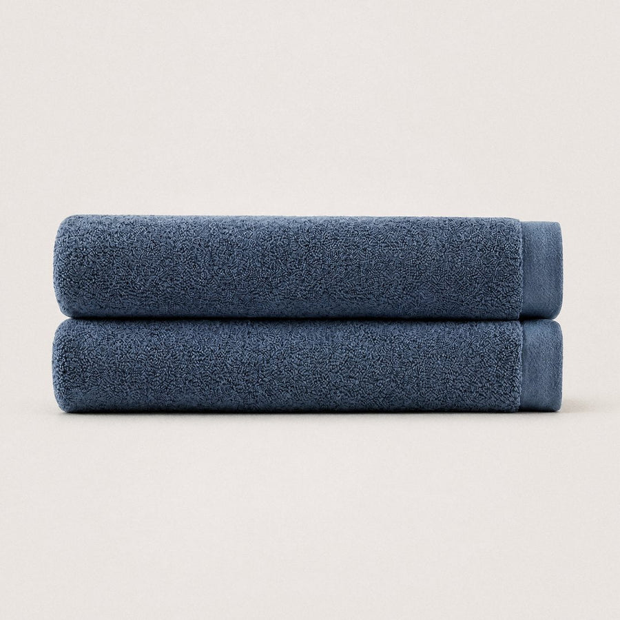 Heavyweight Cotton Bath Towels pack (Lapiz Blue)