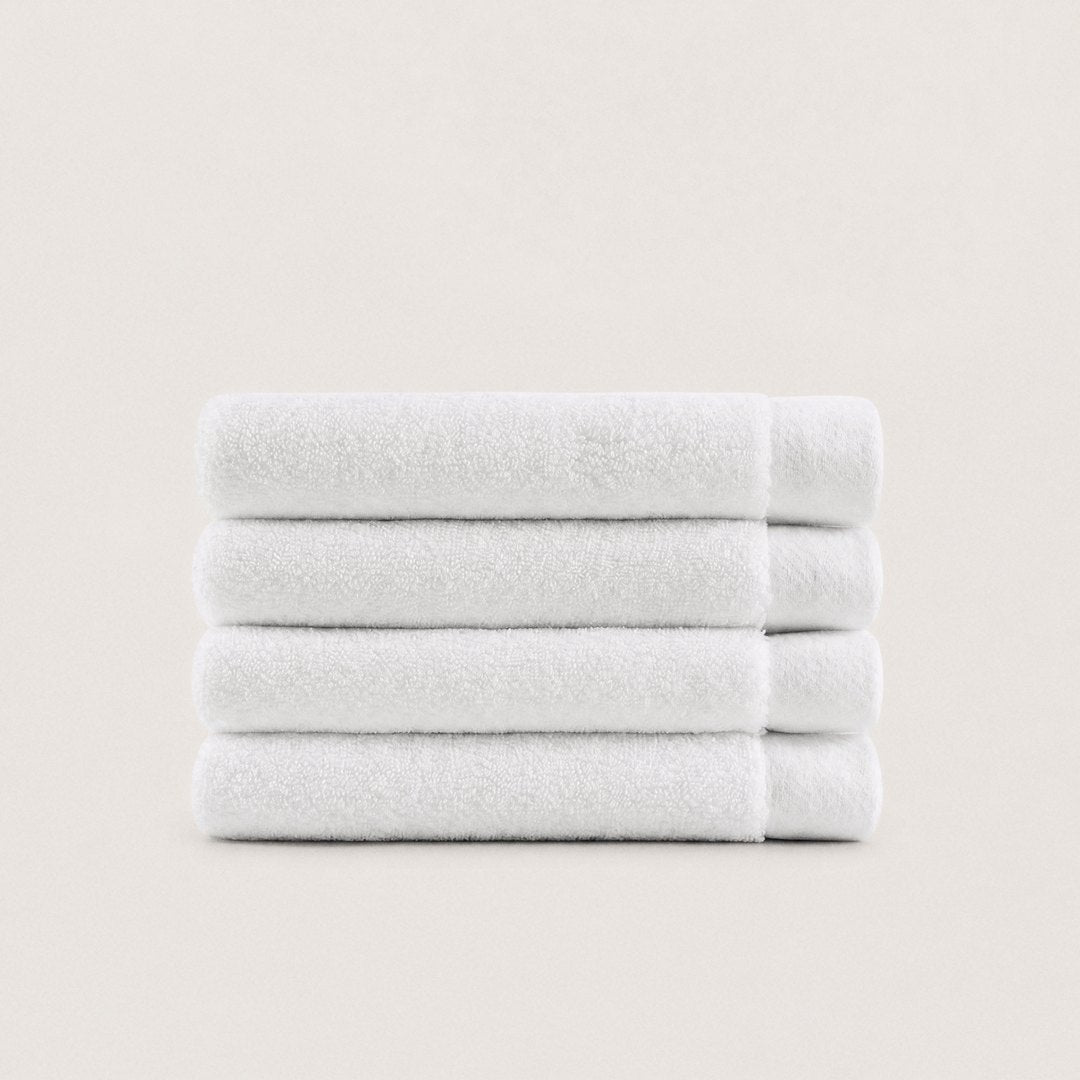 Heavyweight Cotton Washcloths pack (Cloud White)