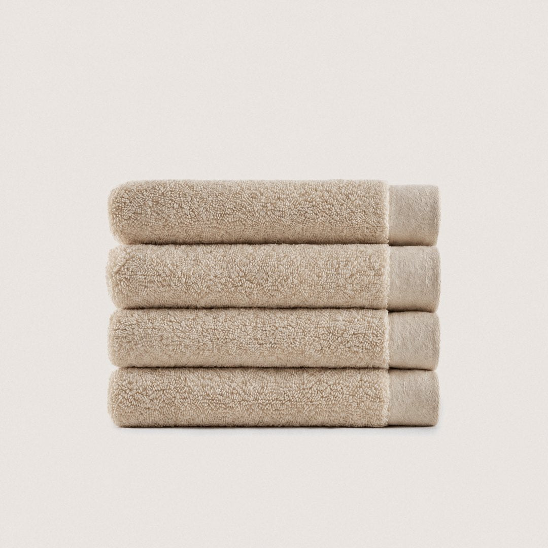 Heavyweight Cotton Washcloths pack (Sand)