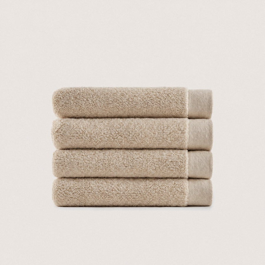 Heavyweight Cotton Washcloths pack (Sand)