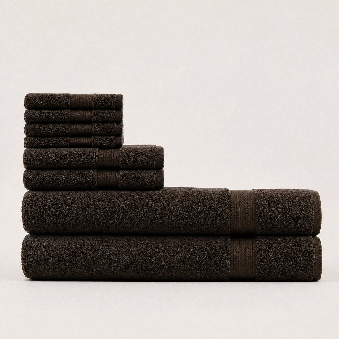 Ultrasoft Bath Bundle set with bath sheets (Espresso Brown)
