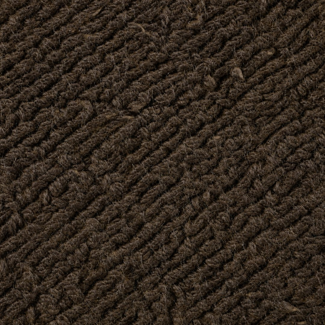Cotton Bath Mat pile macro (Espresso Brown)