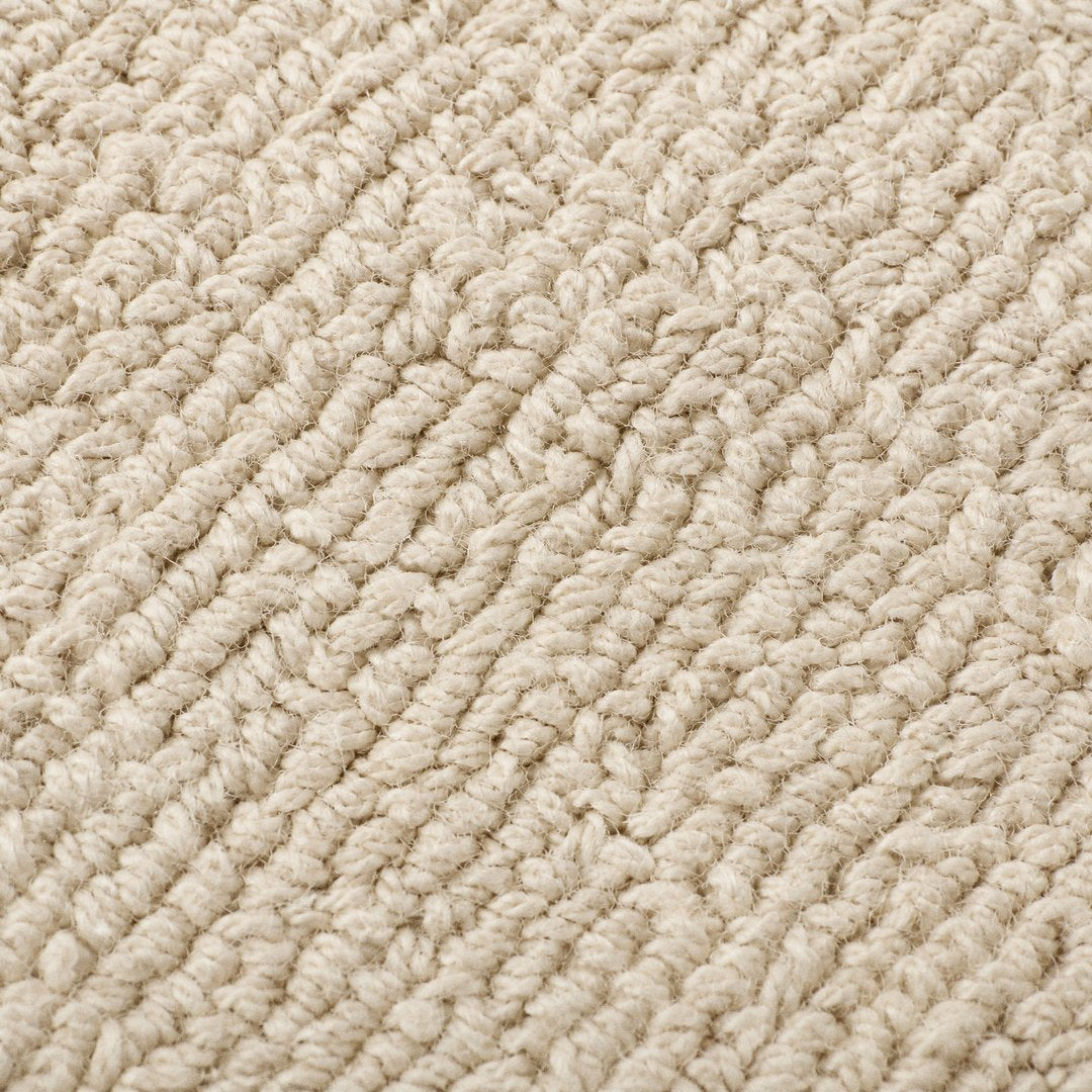 Bath mat looped pile close-up (Sand)
