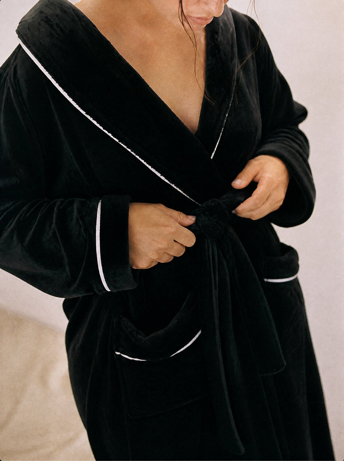 Ultraplush Serenity Robe belt detail
