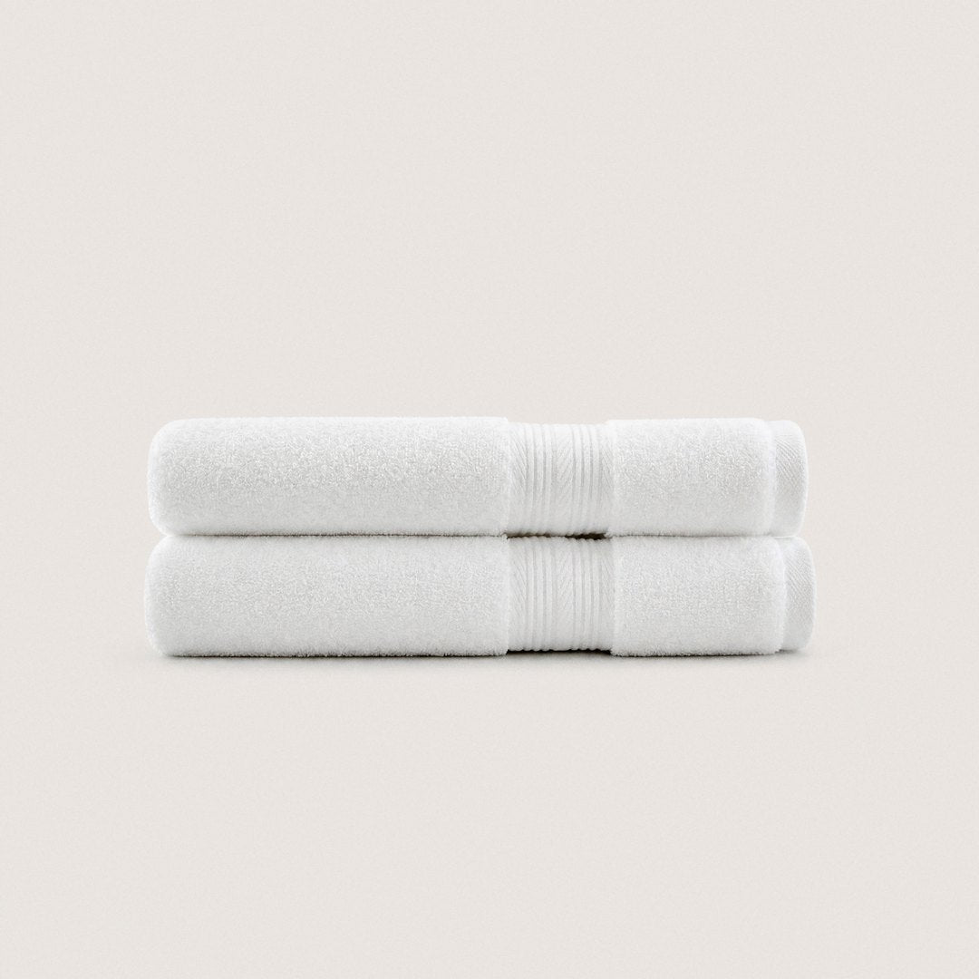 Ultrasoft 100% Cotton Hand Towels 2 pack (Cloud White)