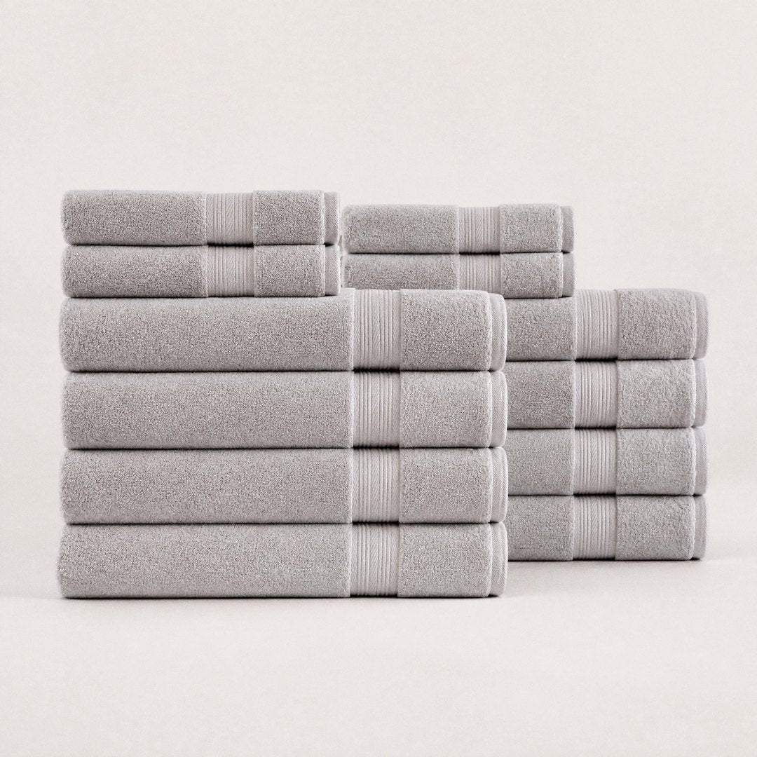 Ultrasoft Luxe Bundle set with bath towels (Stone Grey)
