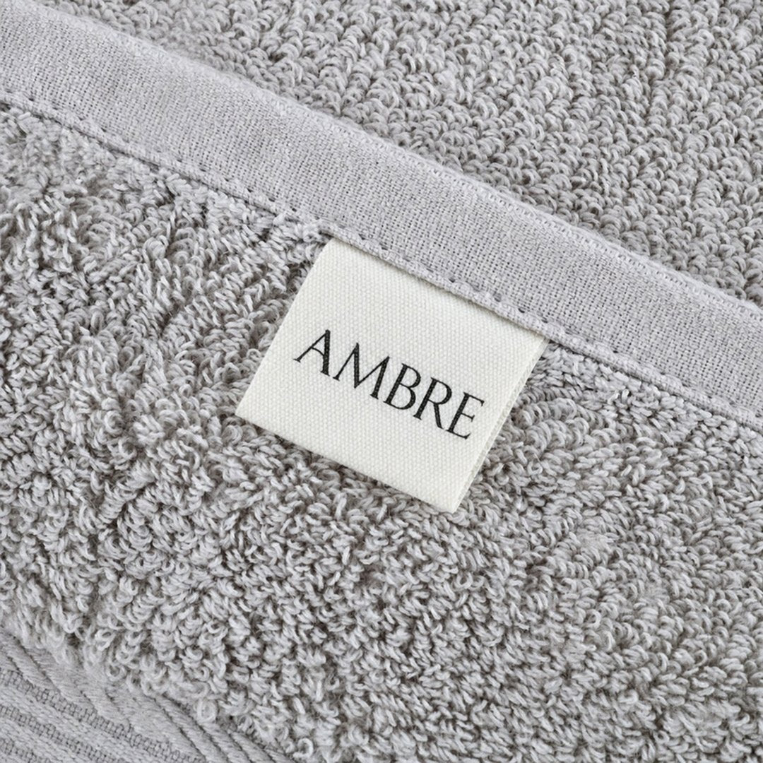 Woven Ambre label close-up (Stone Grey)