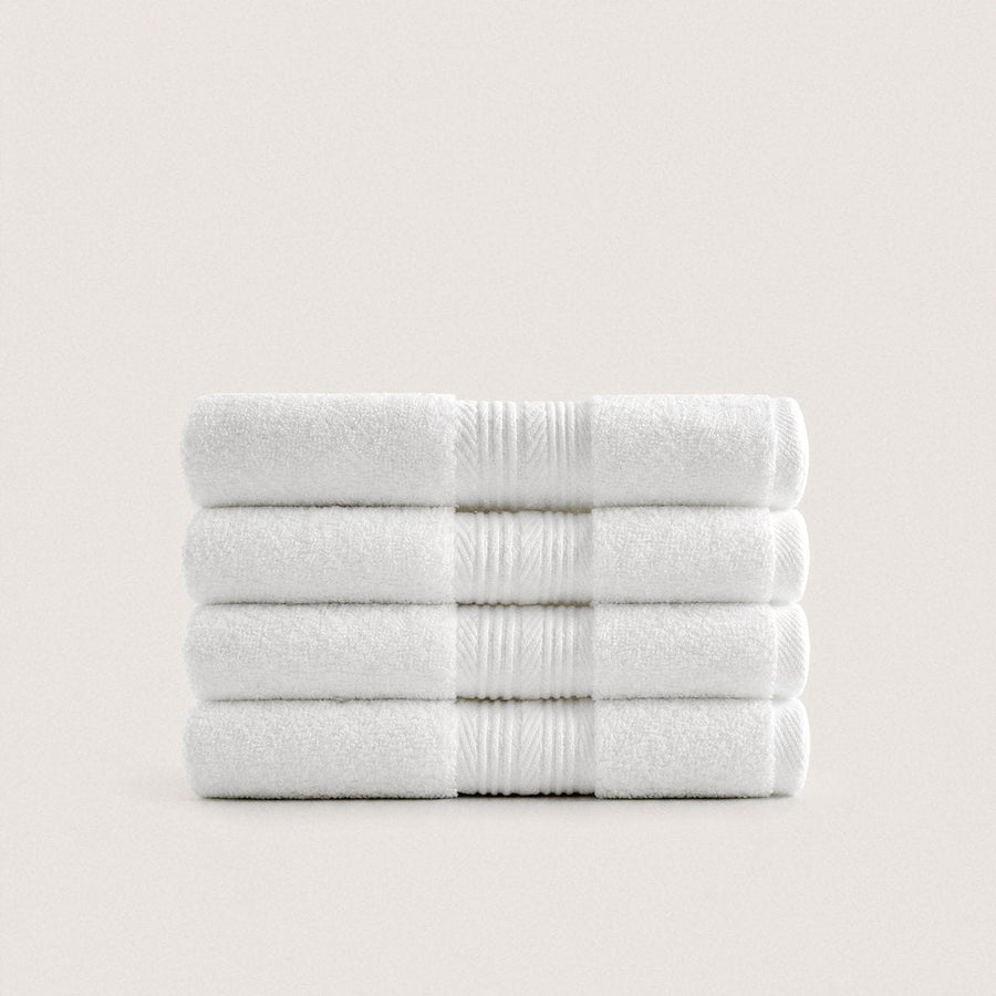 Ultrasoft 100% Cotton Washcloths 4 pack (Cloud White)