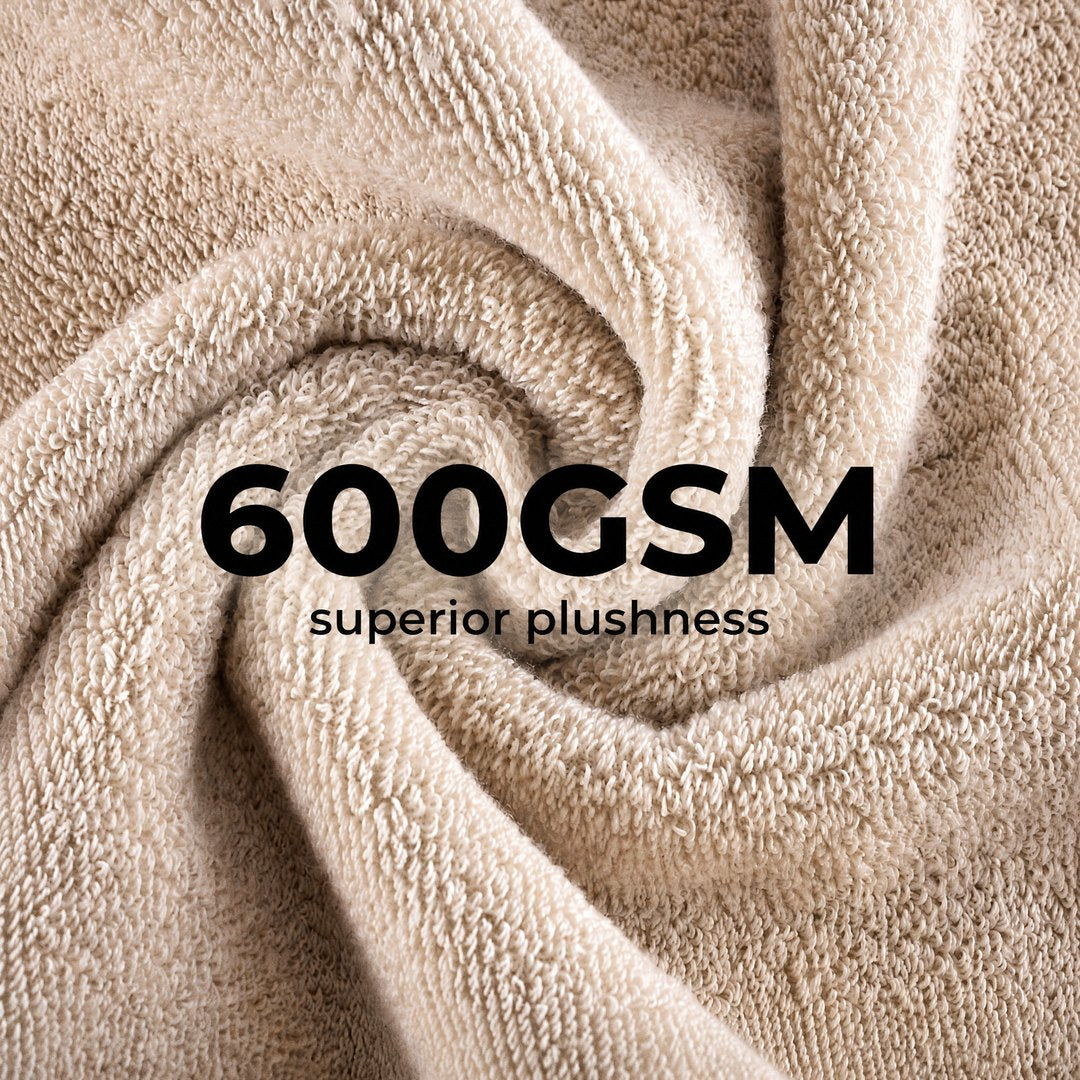 600GSM terry pile close-up (Sand)